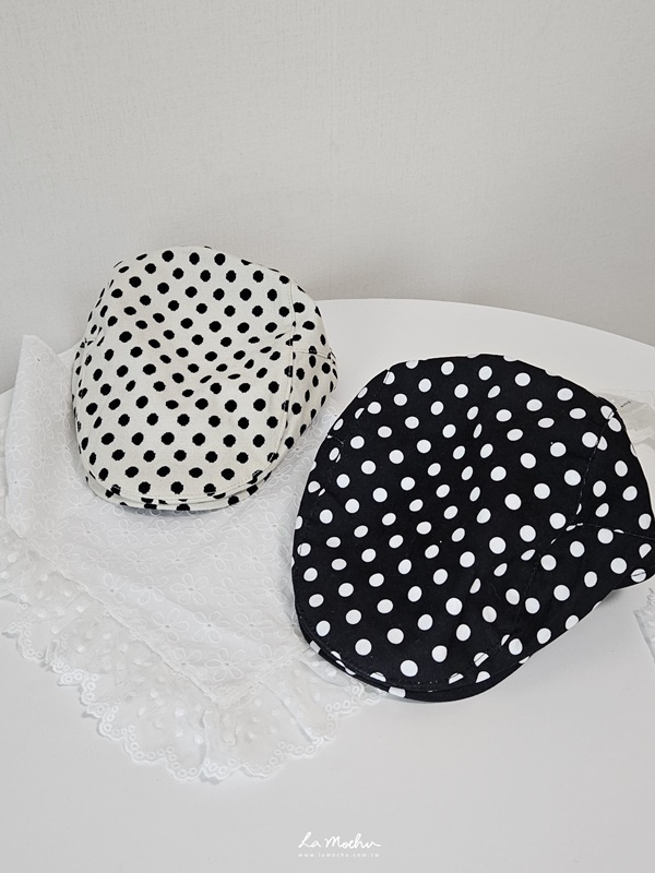 滿版點點小偷帽